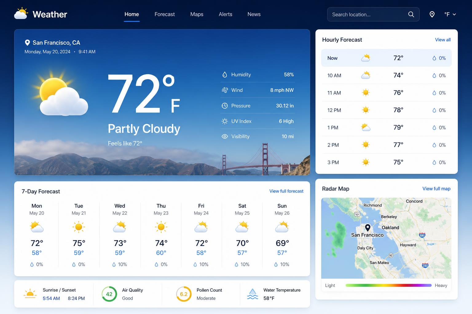 Weather App preview
